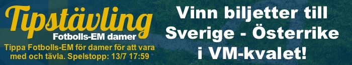 Tippa Fotbolls-EM för damer och vinn biljetter till Sverige - Österrike